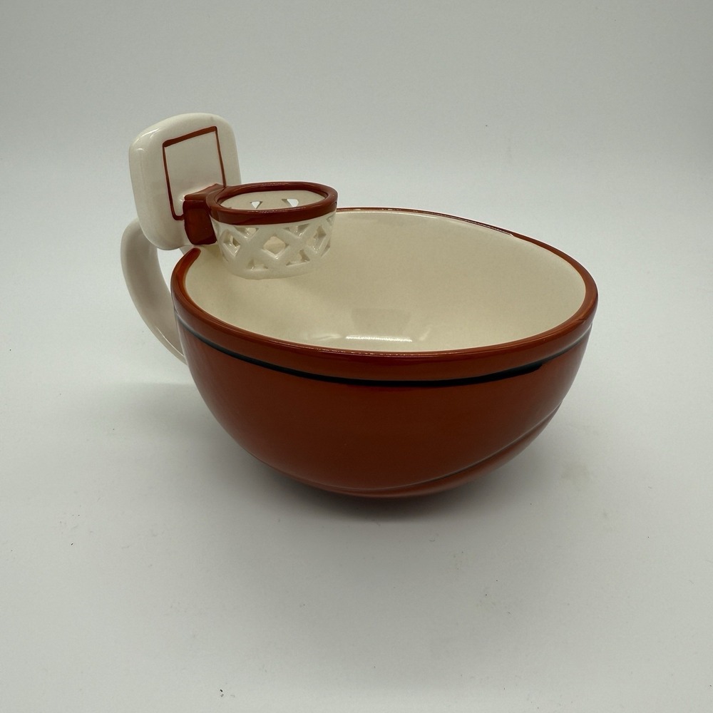 Max'is Creation Ceramic Mug With Basketball Hoop‎ Marshmellow Slam Dunk